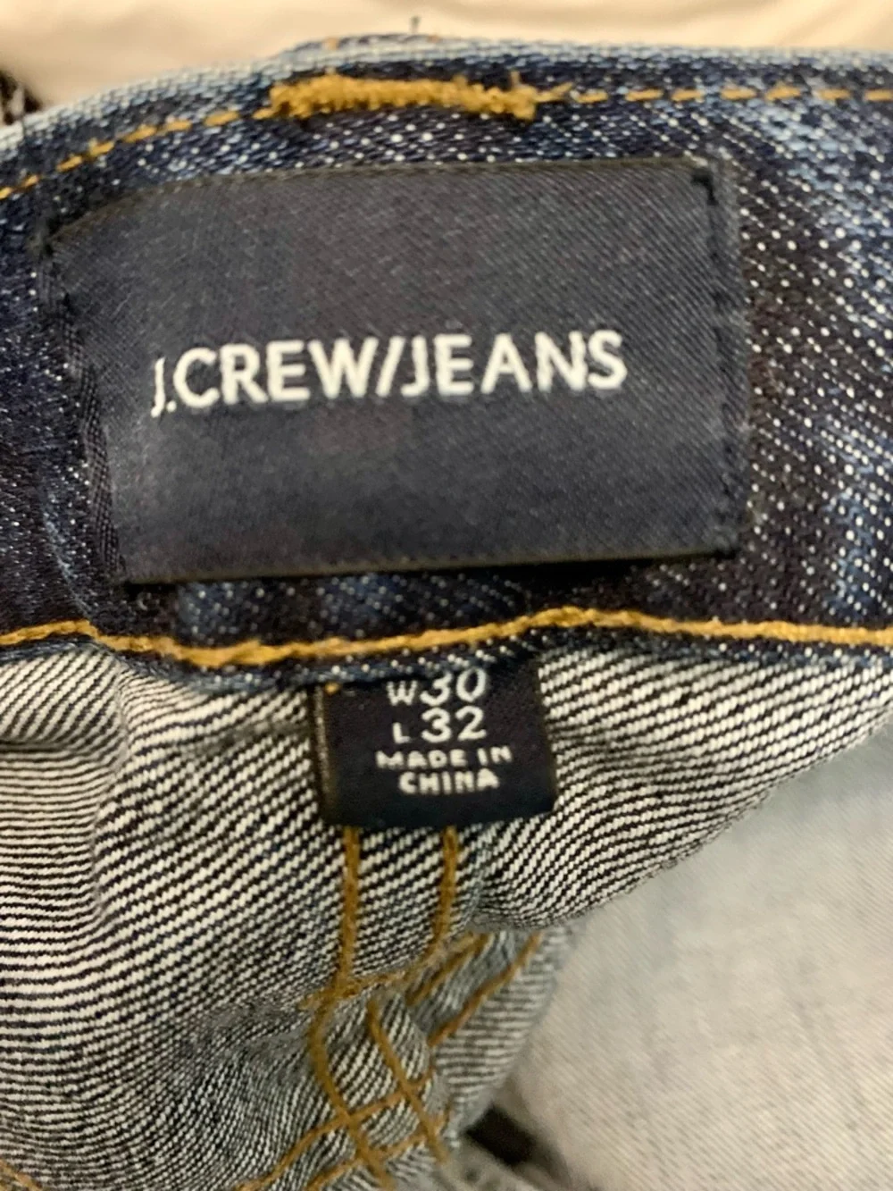 J. Crew Slim Straight Dark Indigo 30/32 Jeans